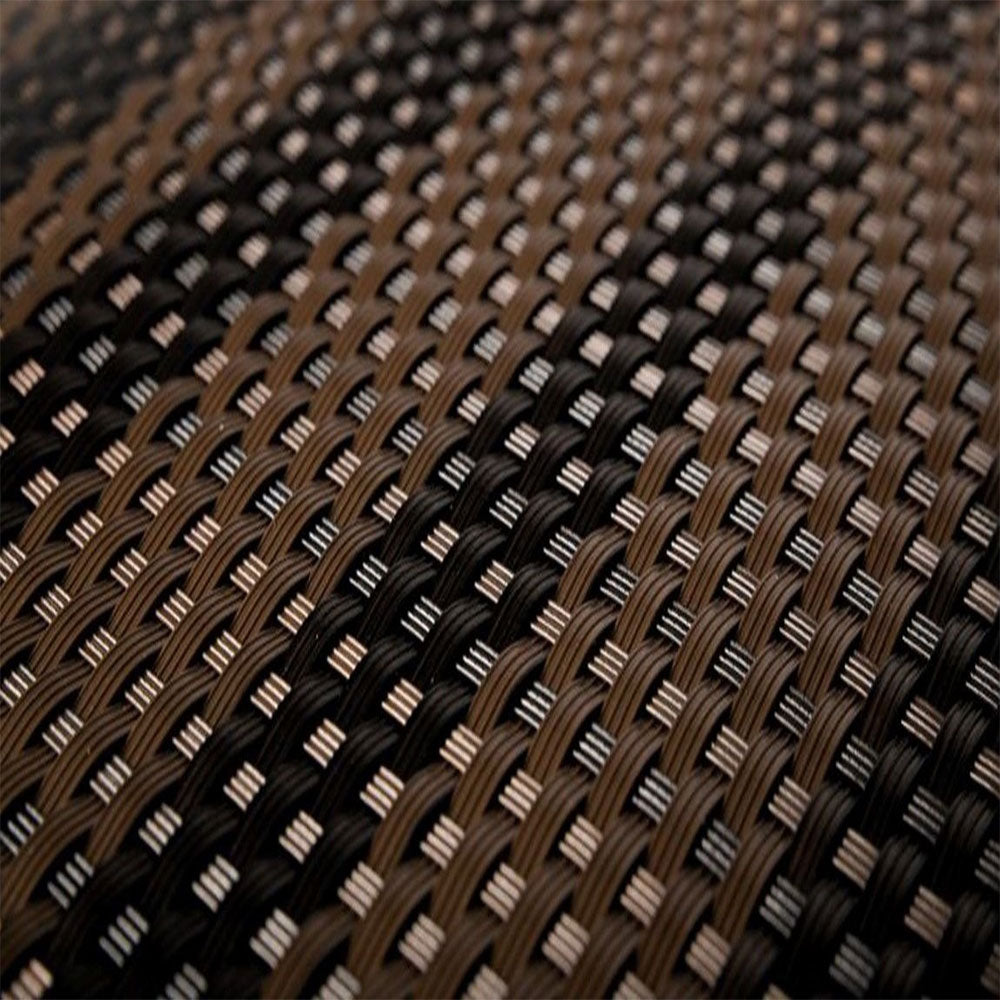 Recinzione Giardino, Strisce Frangivista in PE in Rattan, Protezione per Gli Sguardi Indiscreti, Polyrattan Pannelli per Recinzioni, (Rotolo 255 cm x 19 cm Marrone Mix)