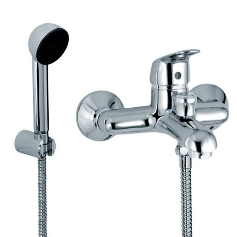 Monocomando vasca esterno con doccia serie kappa