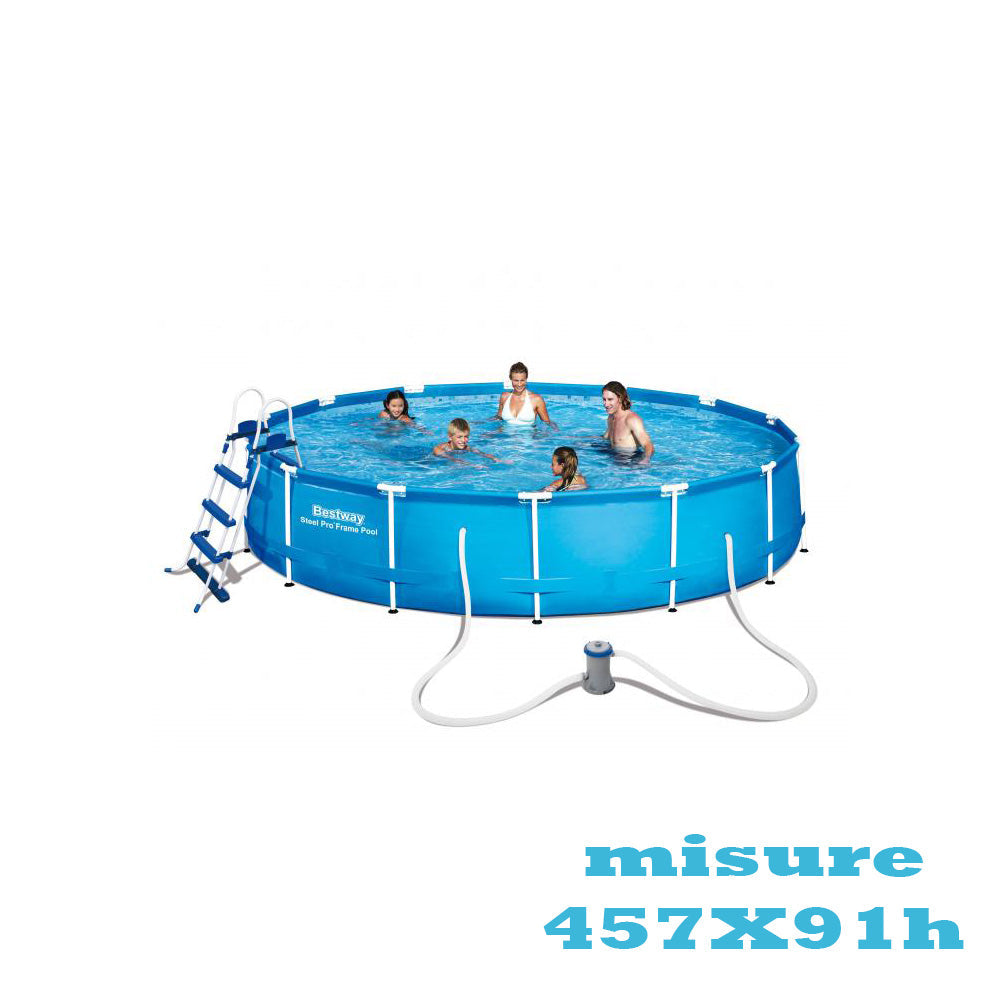 Piscina esterna Bestway Con Telaio Completa 457X91h 56434 Bestway