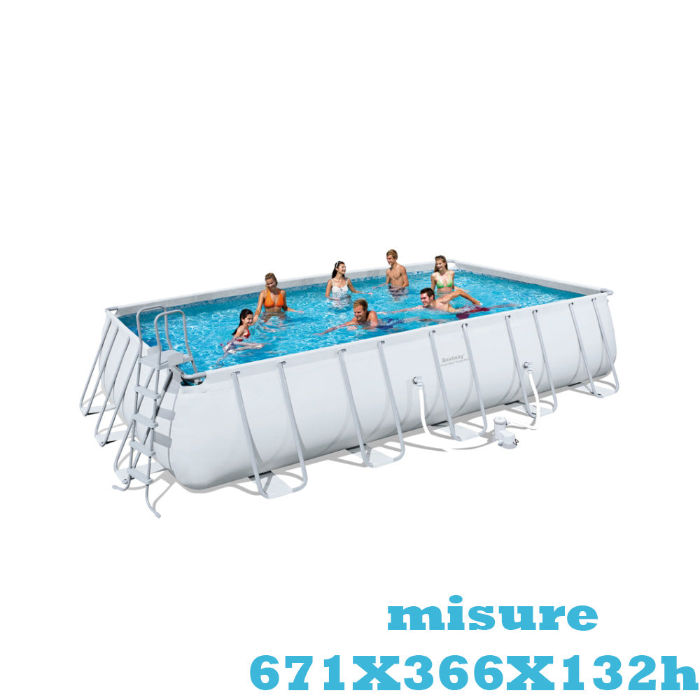 Piscina fuori terra Bestway POWER STEEL FRAME 6,71 x3,66 xh.1,32 m 56278 Bestway