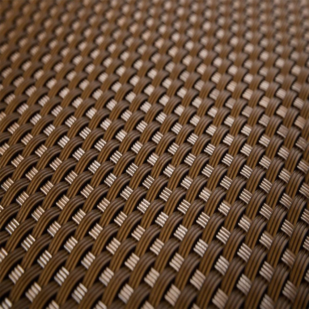 Recinzione Giardino, Strisce Frangivista in PE in Rattan, Protezione per Gli Sguardi Indiscreti, Polyrattan Pannelli per Recinzioni, (Rotolo 255 cm x 19 cm Marrone)