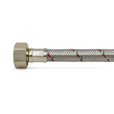 FLESSIBILE IN ACCIAIO INOX FEMMINA FEMMINA 1/2 Pollice DN10 MADE in ITALY