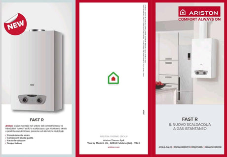 Ariston Fast R X 11 Litri Scaldabagno a Gas Metano/GPL Camera Aperta