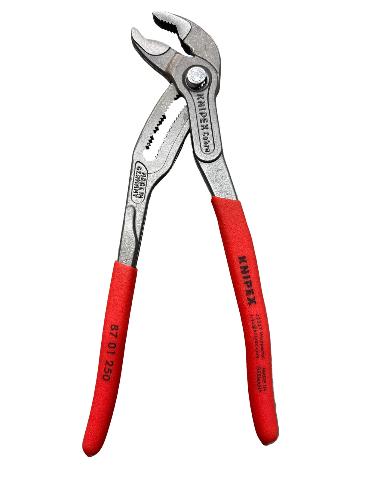 Pinza Regolabile KNIPEX Cobra 250 mm – Per Tubi e Dadi 87 01 250