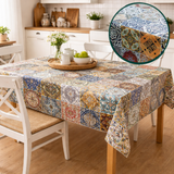 Tovagliato Joy 209 Mosaico – Tovaglia PVC Impermeabile Antimacchia Patchwork Maiolica 140 cm