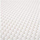 Recinzione Giardino, Strisce Frangivista in PE in Rattan, Protezione per Gli Sguardi Indiscreti, Polyrattan Pannelli per Recinzioni, (Rotolo 255 cm x 19 cm Bianco)