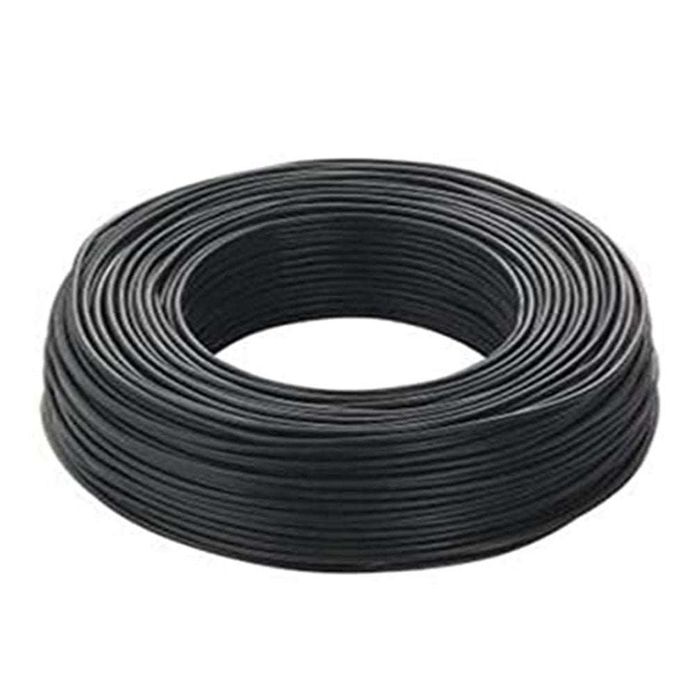 Cavo elettrico Nero FS17 sezioni 1,5-2,5 - 4-6 mm² unipolare 20 metri (2,5 mm, Nero) CAVI Matassa