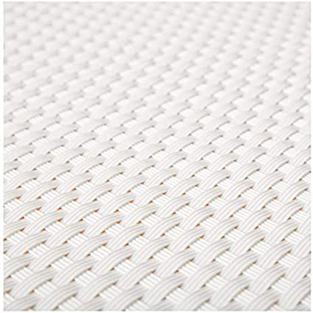 Frangivista in polyrattan per recinzione 255x19 cm colore bianco