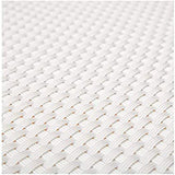 Frangivista in polyrattan per recinzione 255x19 cm colore bianco