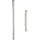 Sifone Flessibile Allungabile 1'1/4 Tubo Estensibile per Lavabo - Bidet da 35 cm A 77 cm finale Diametro da 40 riducibile a 32 MADE IN ITALY