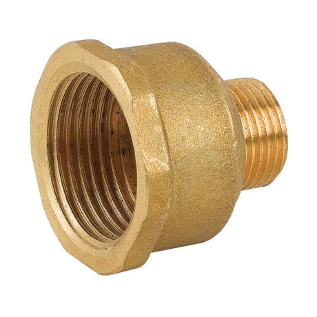 Raccordo Diritto Ridotto Maschio/Femmina in Ottone Giallo Serie C023 Cavaletto