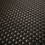 Recinzione Giardino, Strisce Frangivista in PE in Rattan, Protezione per Gli Sguardi Indiscreti, Polyrattan Pannelli per Recinzioni, (Rotolo 255 cm x 19 cm Marrone Scuro)