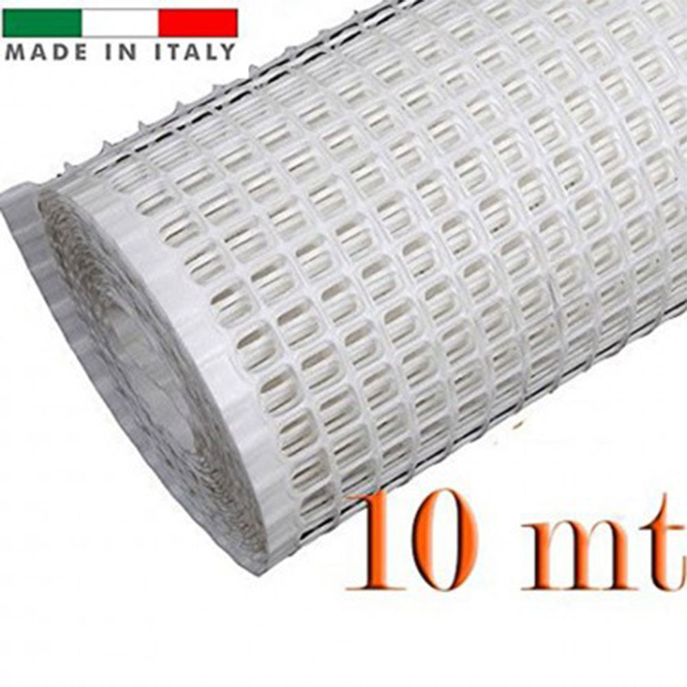 Rete per balconi bianca mm 10 x 10 h 100 (rotolo da mt 10)