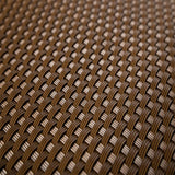 Recinzione Giardino, Strisce Frangivista in PE in Rattan, Protezione per Gli Sguardi Indiscreti, Polyrattan Pannelli per Recinzioni, (Rotolo 255 cm x 19 cm Marrone)