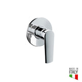 Rubinetto miscelatore per doccia a incasso eurorama serie klint made in italy