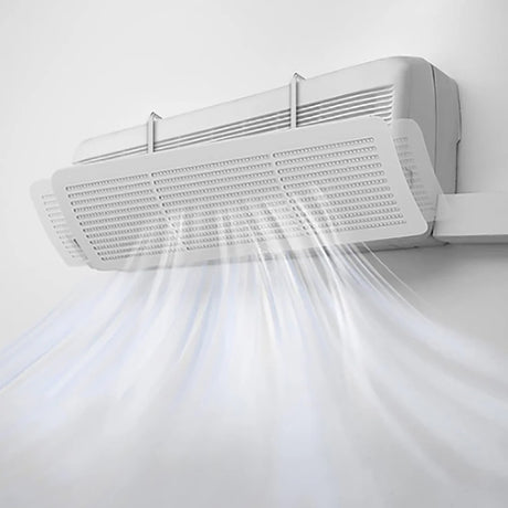 Deflettore universale per condizionatore – Devia flusso aria (PVC, bianco)