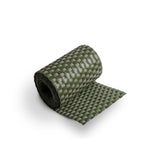 Rotolo frangivista in polyrattan per recinzione esterna 255 cm x 19 cm Verde - strisce resistenti alle intemperie per recinzioni, balconi e terrazze - facili da installare